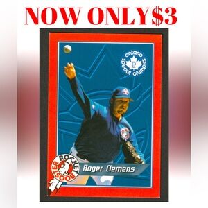 Roger Clemens 1997  A&P Toronto Blue Jays 4x6 Jumbo Baseball Card